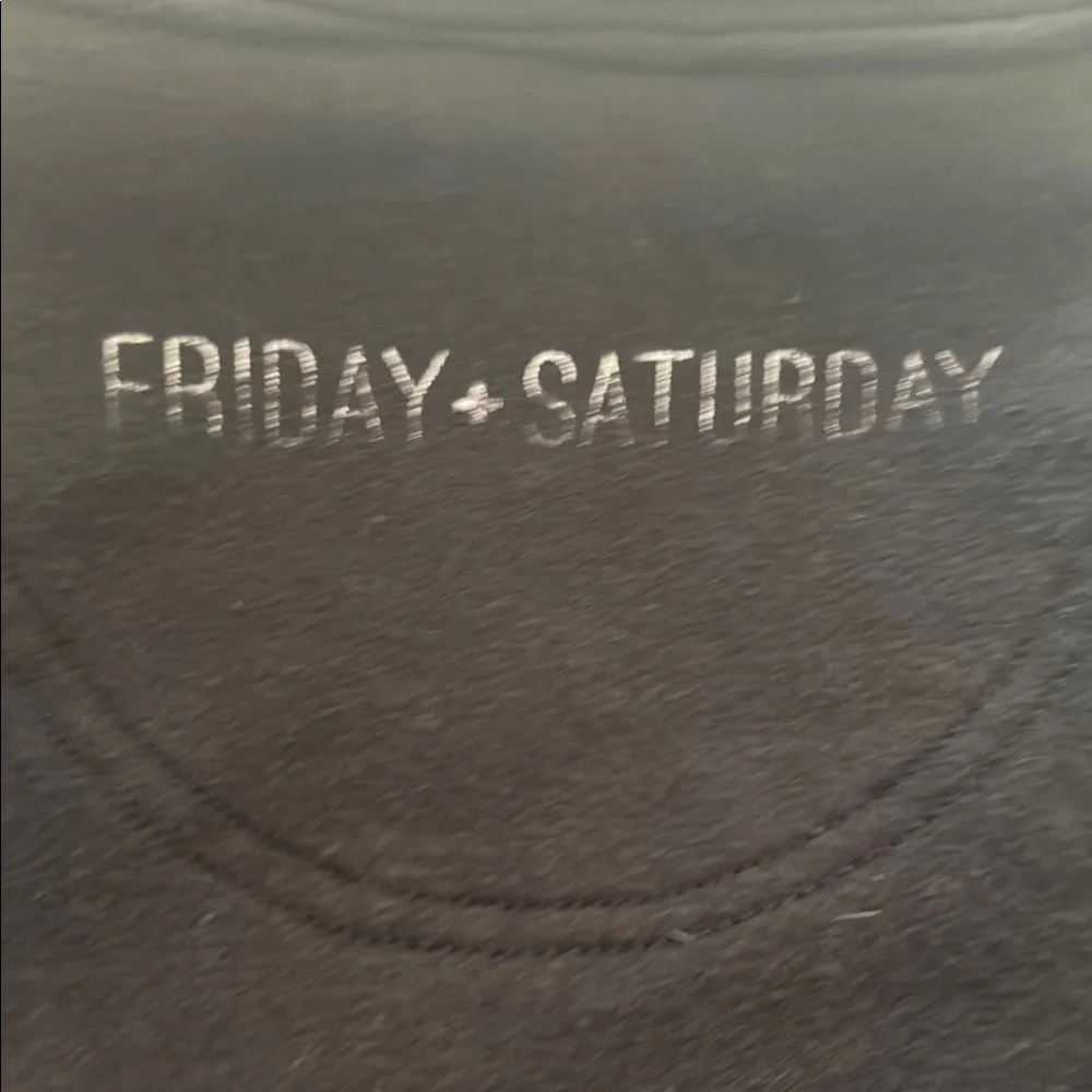 Black Sweatshirt Sunday Scaries by Friday & Saturday Small - Picture 3 of 4